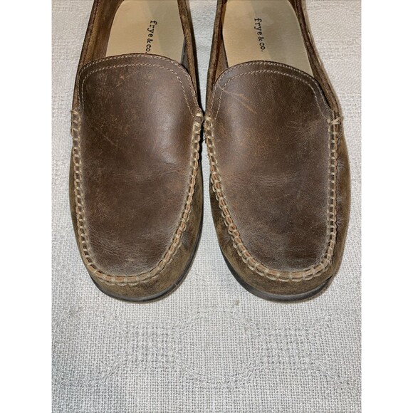 Frye Men’s Casual Loafers Size 10.5 M Brown Leather Comfort Outdoors Relaxed main image 11
